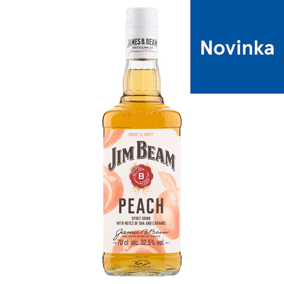 Jim Beam Peach Spirit Drink 32,5% 0,7 l