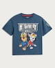 image 4 of Paw Patrol Pure Cotton Highway Rescue T-Shirt in Blue