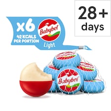 Mini Babybel Light Cheese 6 Pack, 120 G
