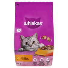 Whiskas 1+ Complete Dry Food for Adult Cats with Chicken 300 g