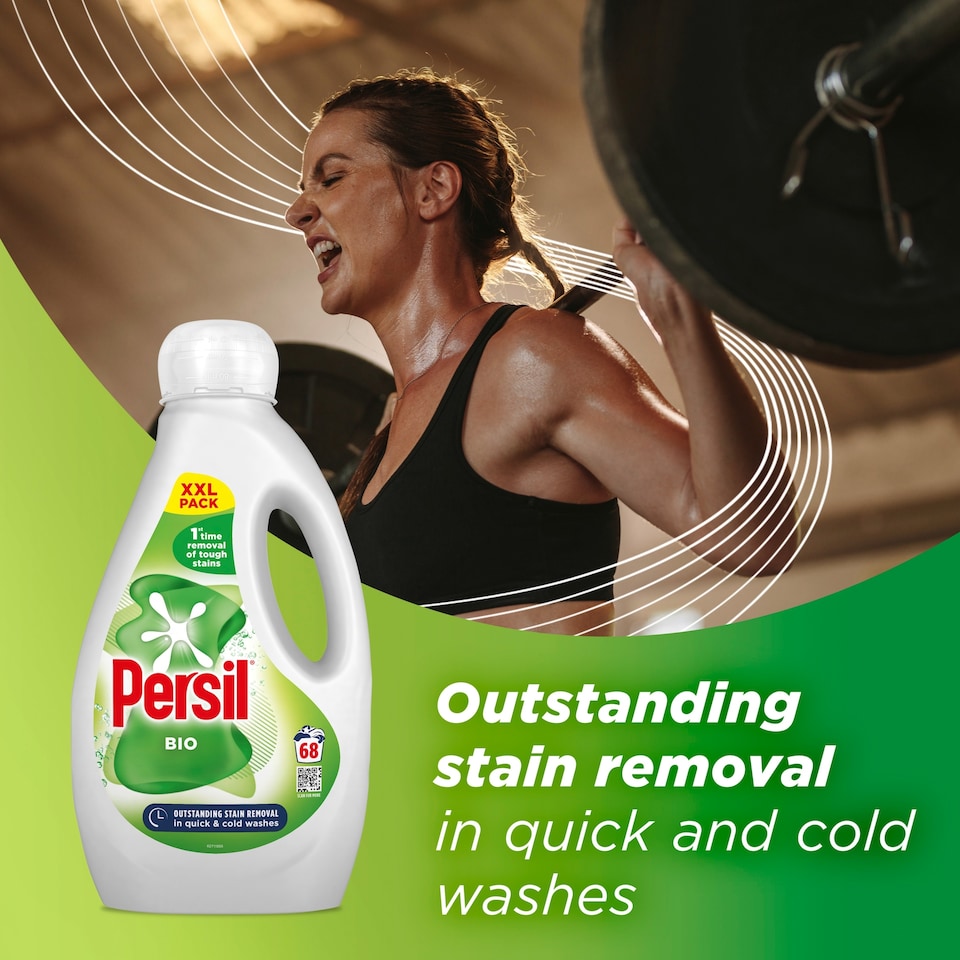 image 1 of Persil Bio Laundry Washing Liquid Detergent 68 Washes 1836ml