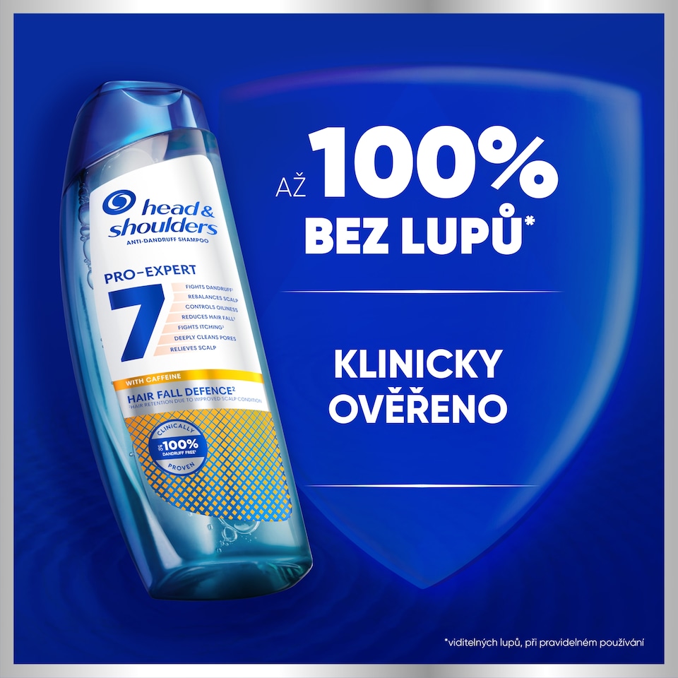 image 1 of Head & Shoulders Anti-dandruff Shampoo Pro-Expert 7 Hair Fall Defense with Caffeine 250 ml