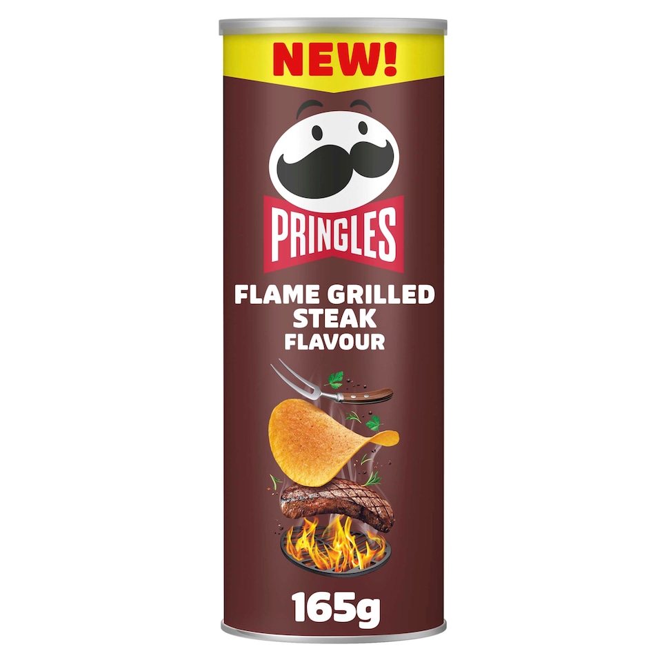 image 1 of Pringles Flamed Grilled Steak 165g