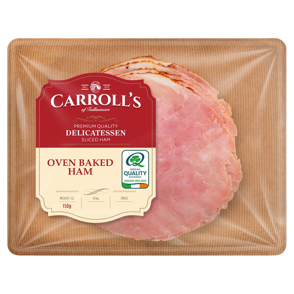 Carrol's Of Tullamore Oven Baked Ham 150G