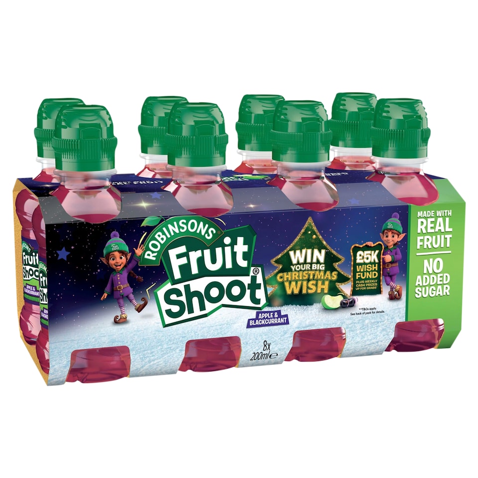 Fruit Shoot Apple & Blackcurrant Kids Juice Drink 8x200ml