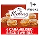 image 1 of Mr Kipling Caramelised Biscuit Viennese Whirls Cakes 6 pack