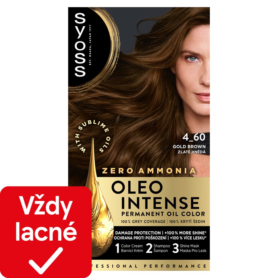 Syoss Oleo Intense 4-60 Zlatohnedý 50 ml