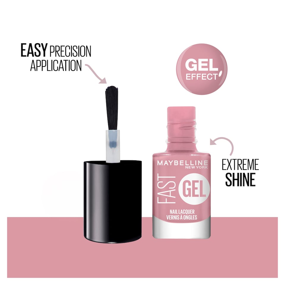 image 1 of Maybelline Fast Gel Nail Lacquer No 4 Blush 6.7Ml