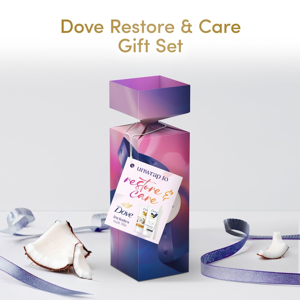 image 1 of Dove Restore & Care Hand Cream Collection Set