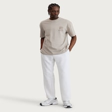 F&F Active EVERYHOUR Cotton Rich Drawstring Open Hem Joggers in Grey Marl