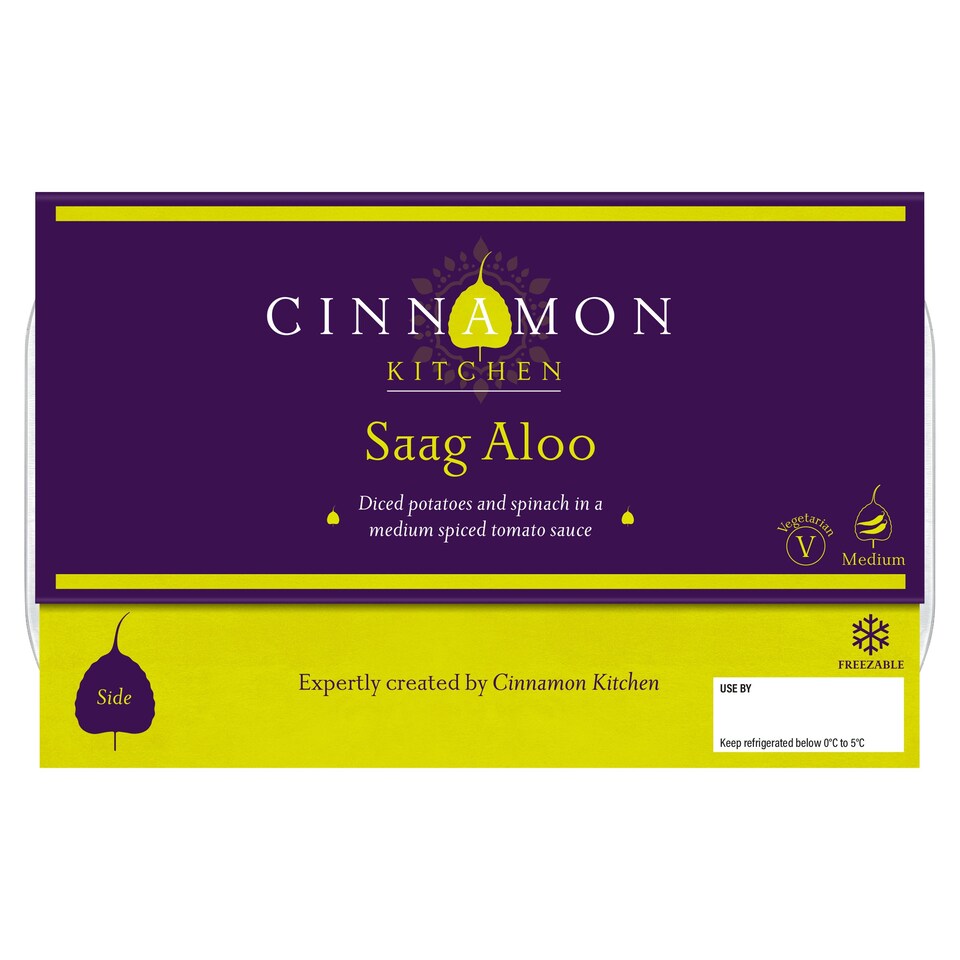 Cinnamon Kitchen Saag Aloo 300G Tesco Groceries