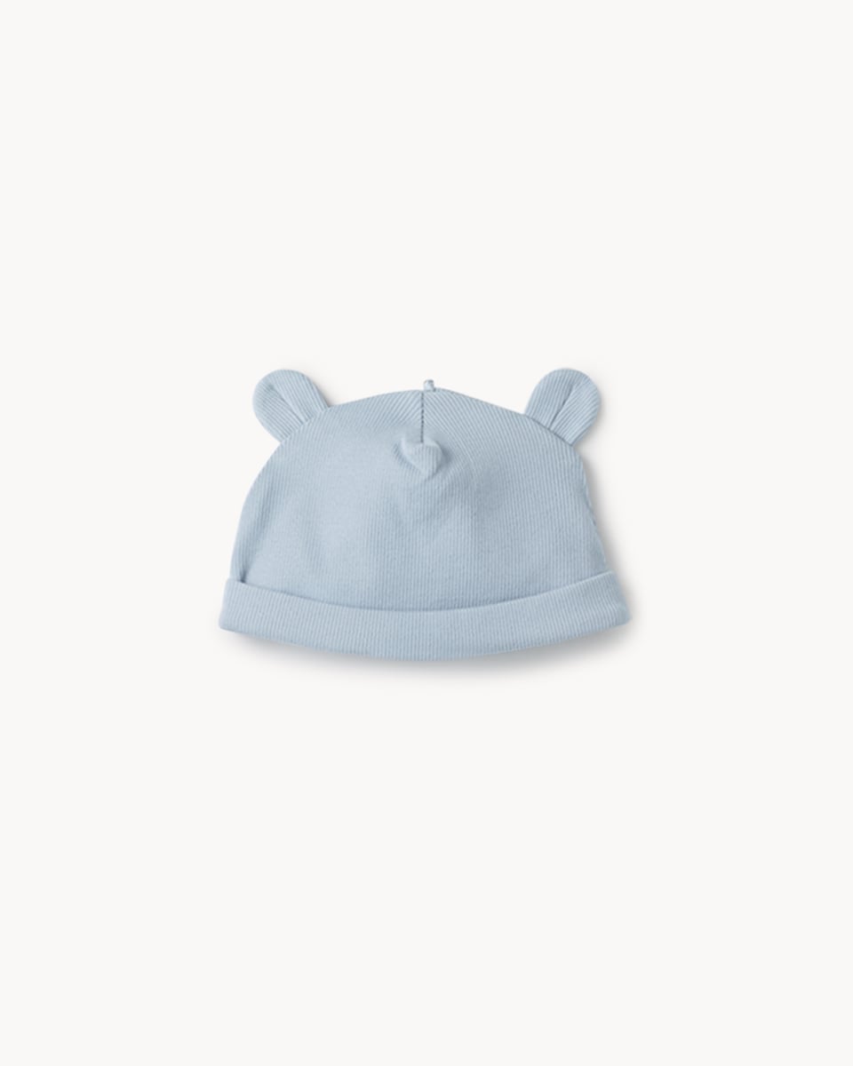 image 1 of F&F Baby 4-Piece Cotton Rich Forest Set in White