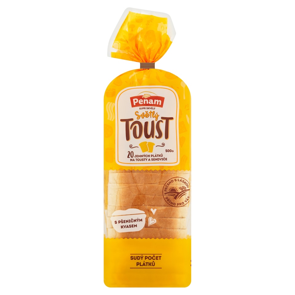 obrázok 1 z Penam Chlieb toastový svetlý 500 g