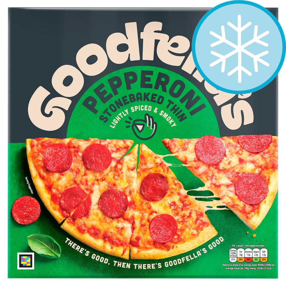 Goodfella's Stonebaked Thin Pepperoni Pizza 332g