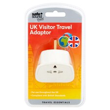 Safe & Sound Uk Visitor Travel Adaptor