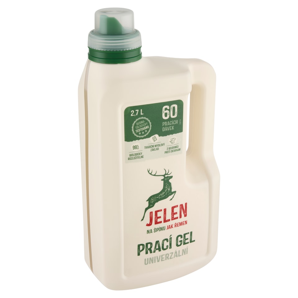 Obrázek 1 pro produkt Jelen Prací gel univerzální 60 pracích dávek 2,7l