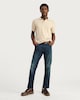 image 1 of F&F Straight FREEF!T® Leg Jeans in Navy
