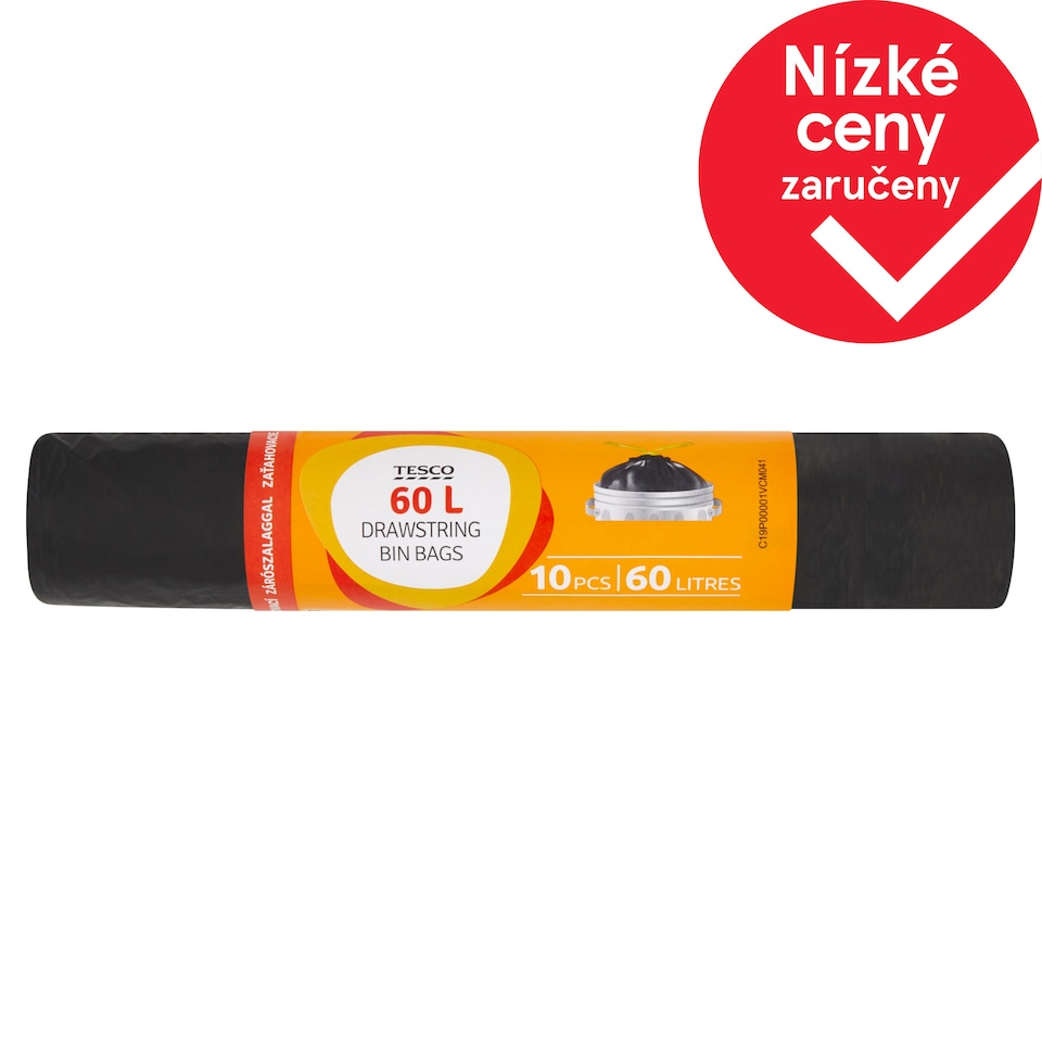 Tesco Pytle na odpad zatahovací 60l 10 ks