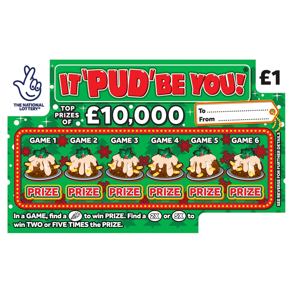 IT PUD BE YOU SCRATCHCARD