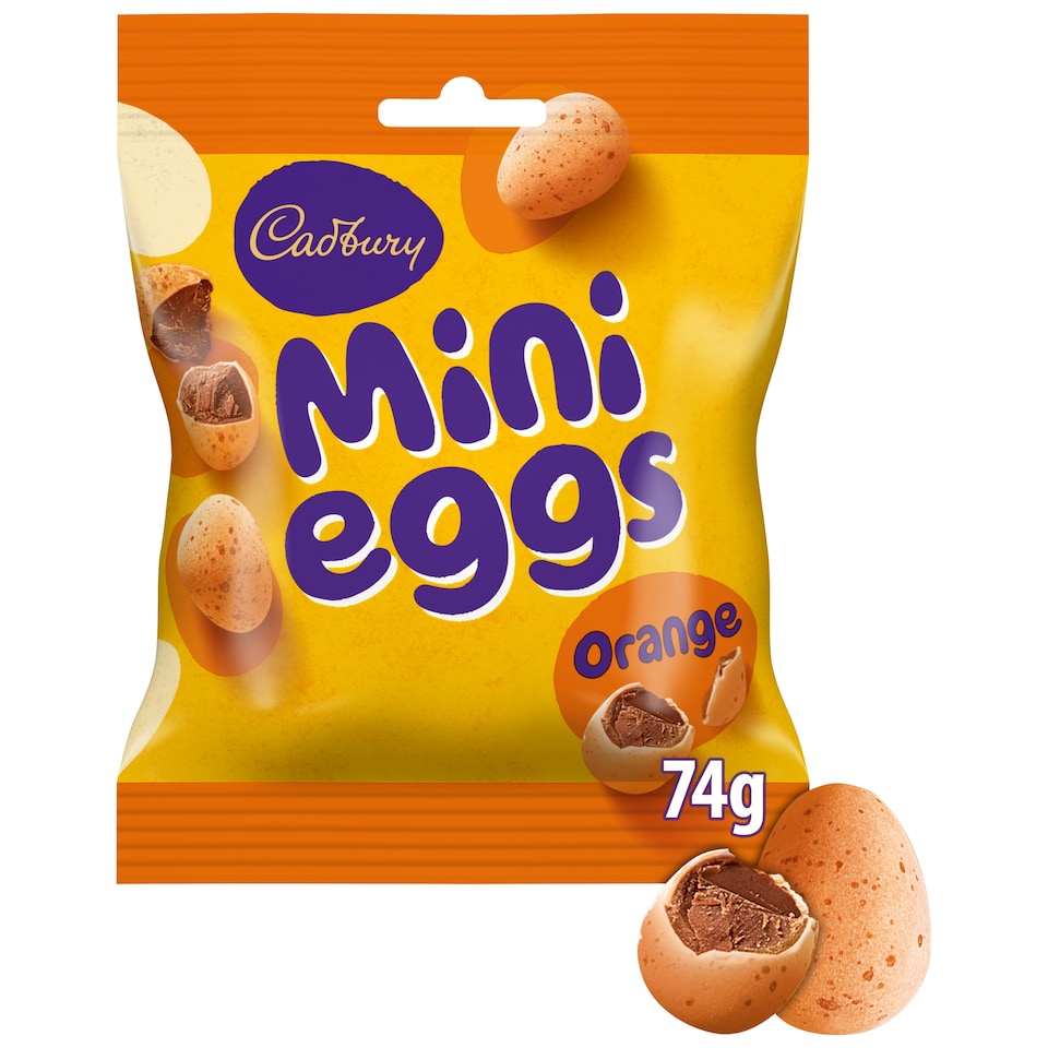 Cadbury Orange Mini Eggs 74g