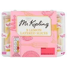Mr Kipling Lemon Layered Slices 9 Pack