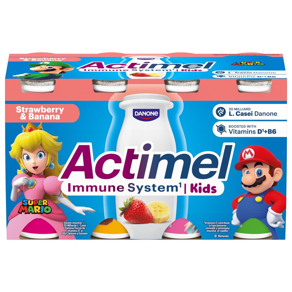 ACTIMEL Kids Jahoda - Banán 8x100g