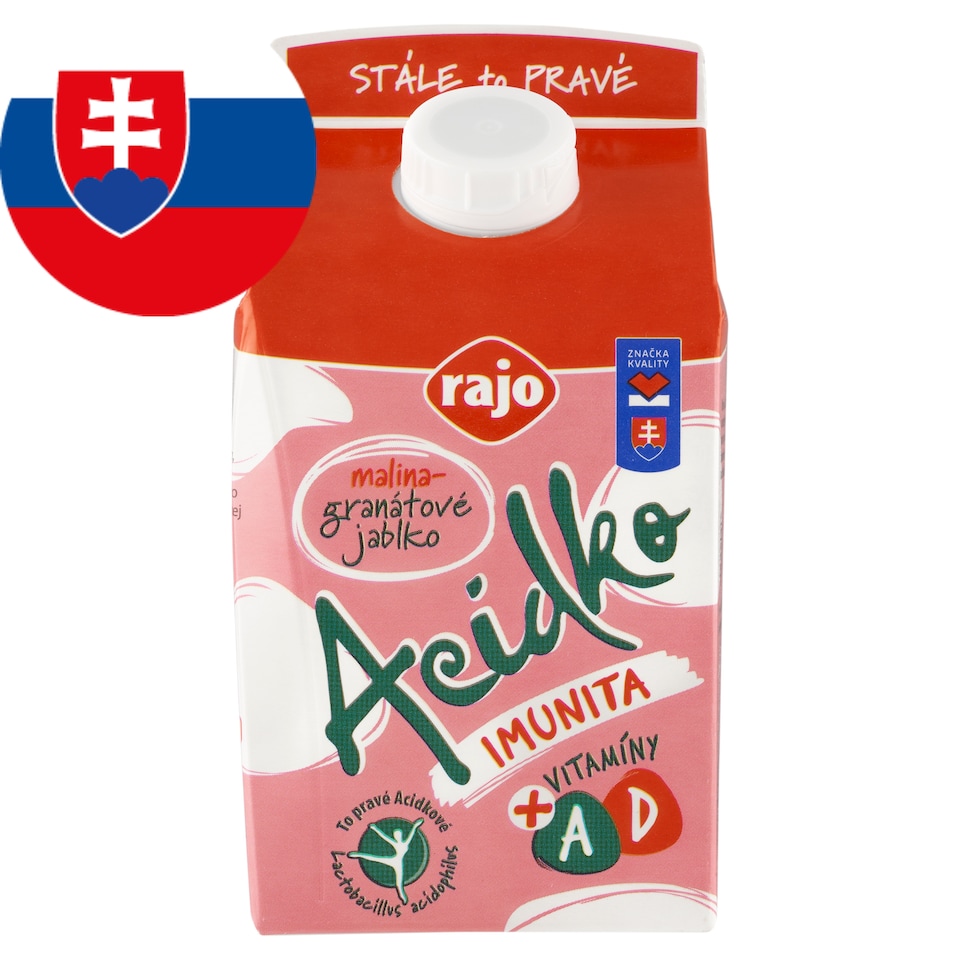 obrázok 1 z Rajo Acidko Imunita malina-granátové jablko + vitamíny A, D 450 g