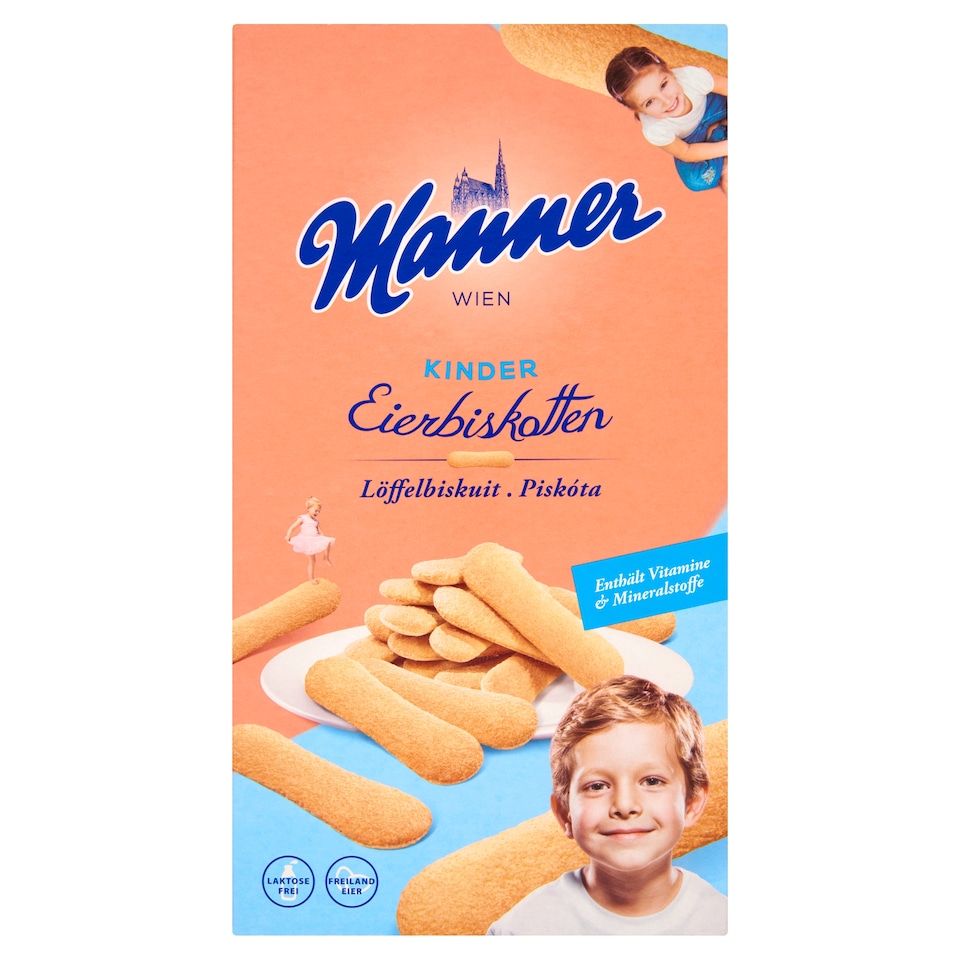 Manner piskóta gyermekek részére ásványi anyagokkal és vitaminokkal 200 g  1. kép