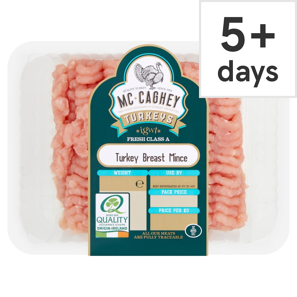McCaughey Turkeys Turkey Breast Mince 400g