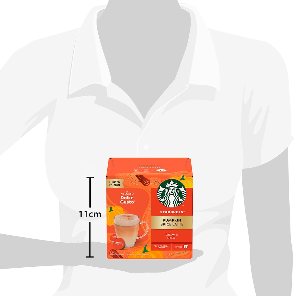 image 1 of Starbucks Nescafe Dolce Gusto Pumpkin Spice Latte 12 Capsules 129g
