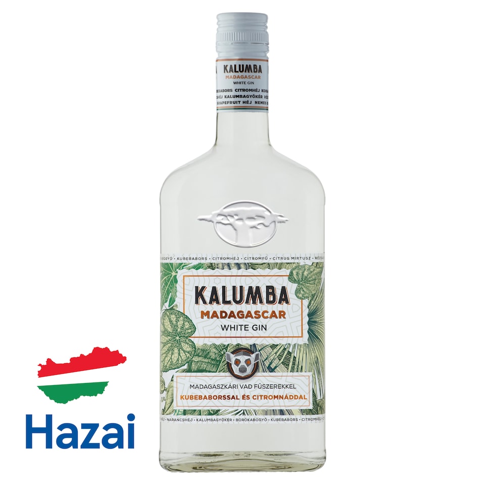 Kalumba Madagascar White Dry gin 37,5% 0,7 l  1. kép