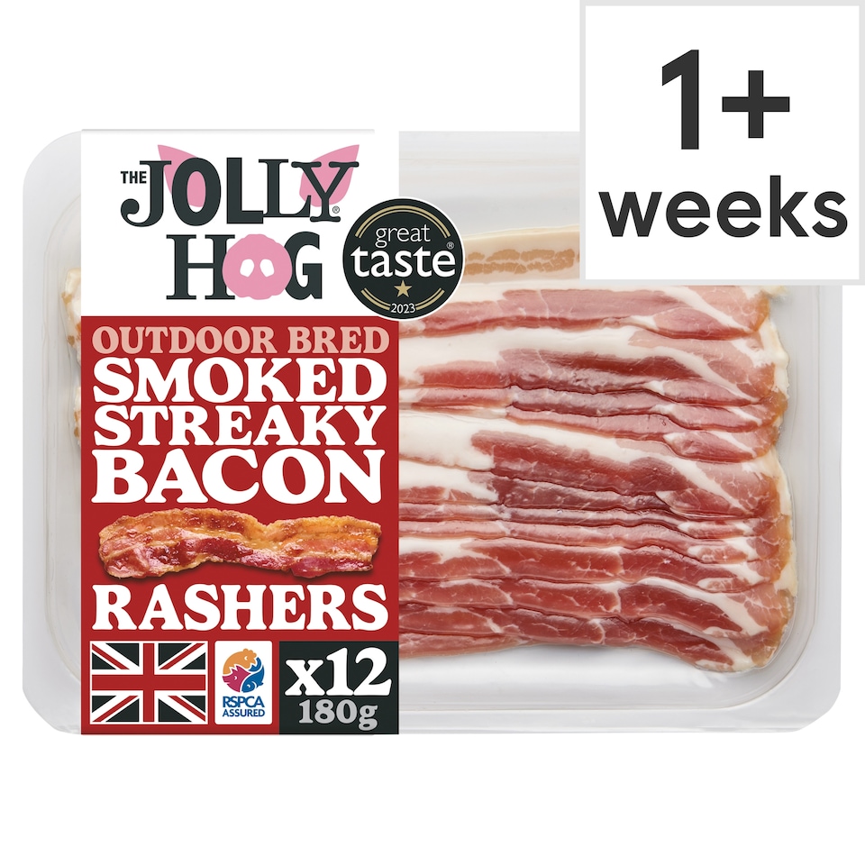 The Jolly Hog Smoked Streaky Bacon 180g