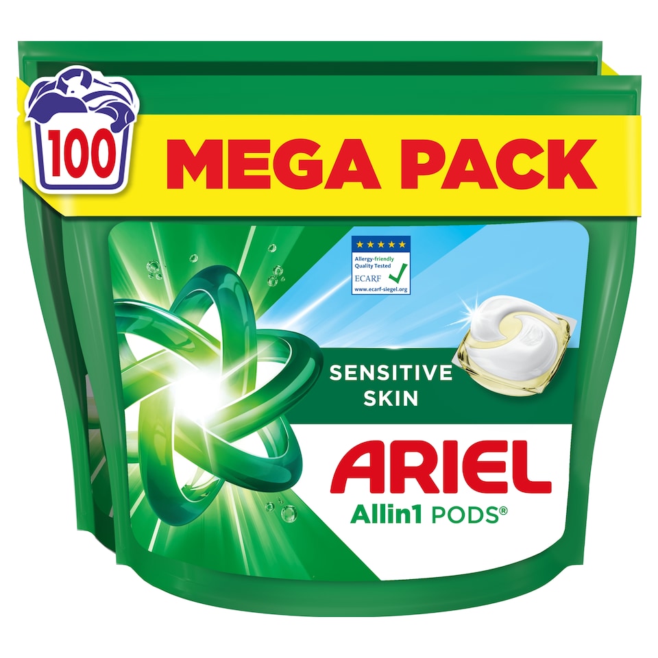 image 1 of Ariel Allin1 PODS®, Washing Liquid Capsules 100 Washes