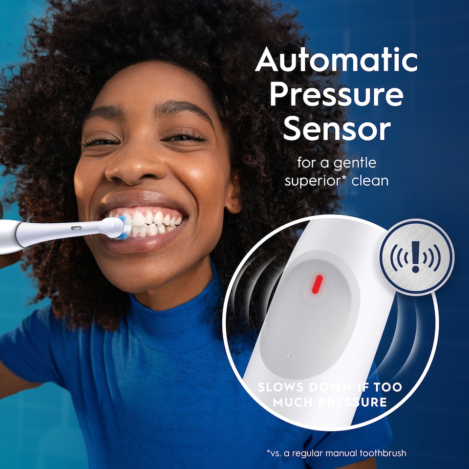 image 1 of Oral-B iO Series 2 Clean & Care White Electric Toothbrush & Travel Case