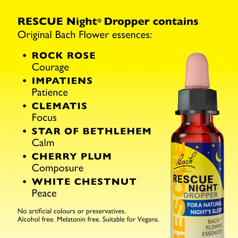 image 1 of Bach Rescue Night Sleep Aid Drops 10ml