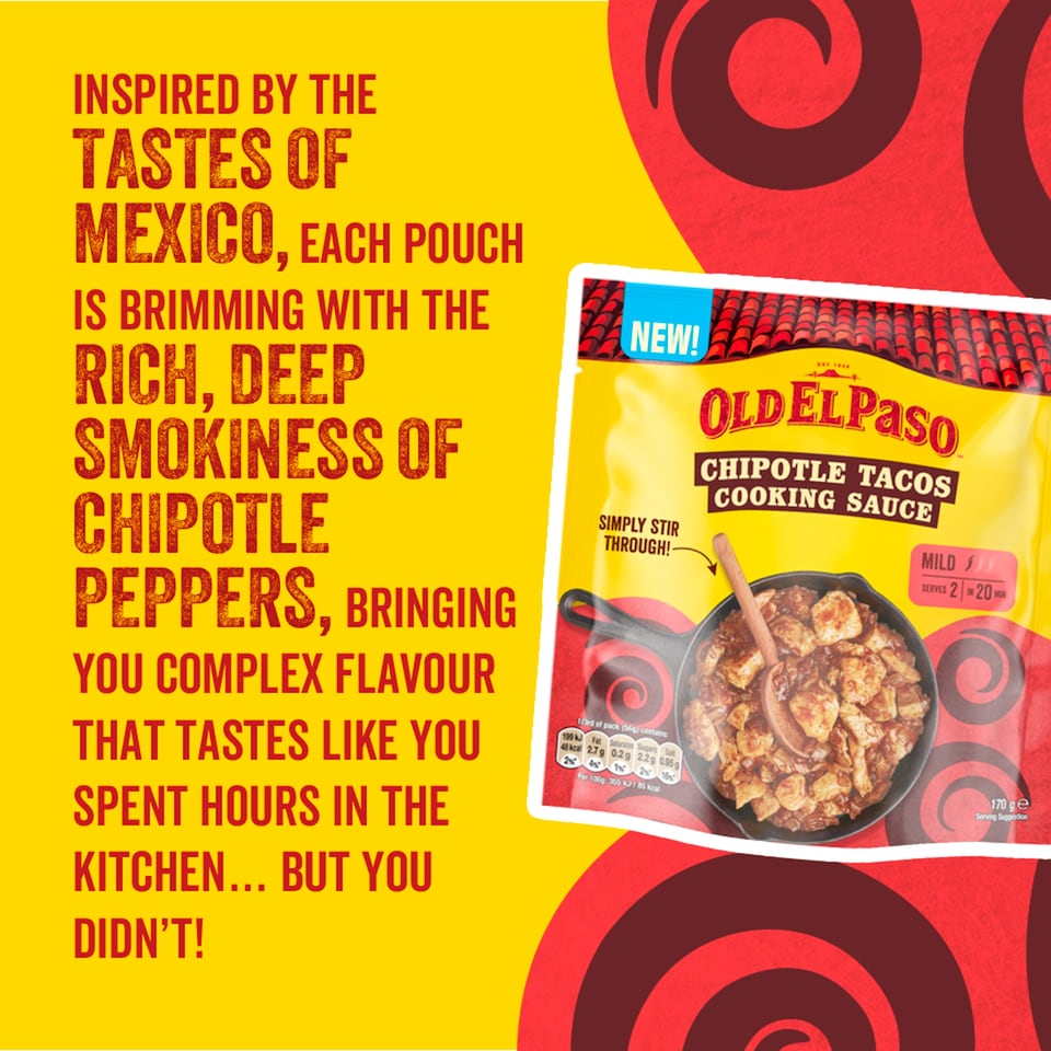 image 1 of Old El Paso Chipotle Tacos Cooking Sauce 170g
