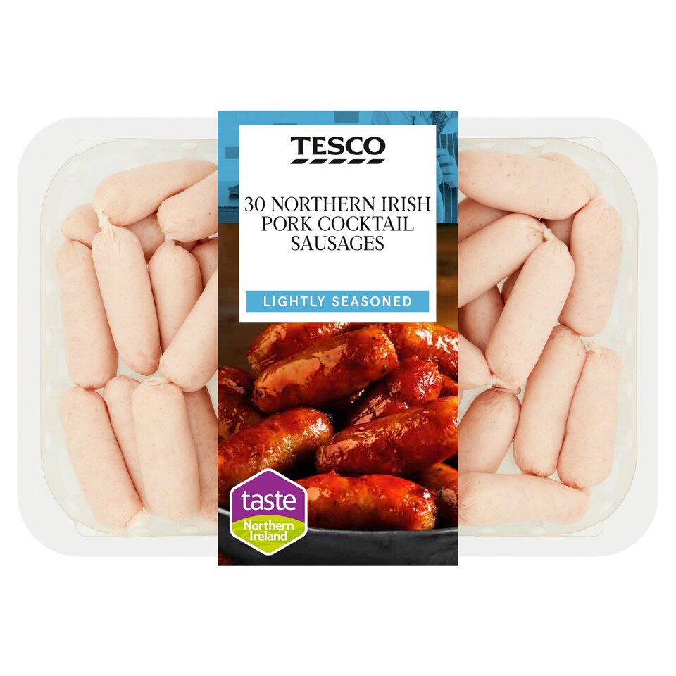 Tesco Ni Pork Cocktail Sausages 375G Tesco Groceries