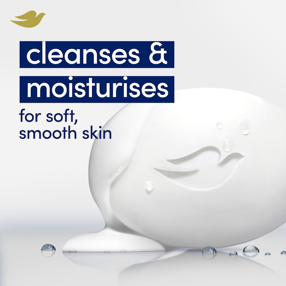 image 1 of Dove Original 3-in-1 Beauty Bar Hand Soap 6x90g