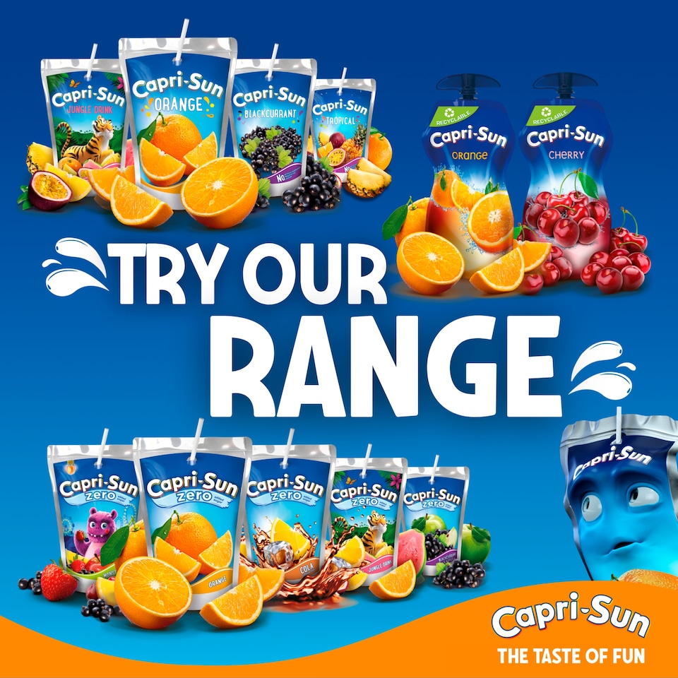 image 1 of Capri-Sun Double Strength Orange Squash 1L