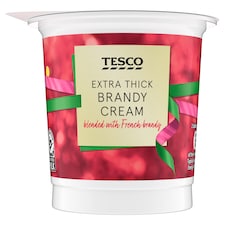 Tesco Brandy Extra Thick Cream 250Ml