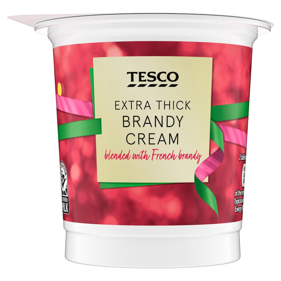 Tesco Brandy Extra Thick Cream 250Ml