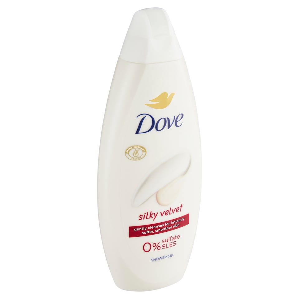 image 1 of Dove Silky Velvet Shower Gel 250ml