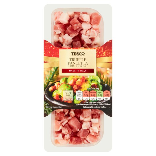 Tesco Truffle Pancetta 130G Tesco Groceries