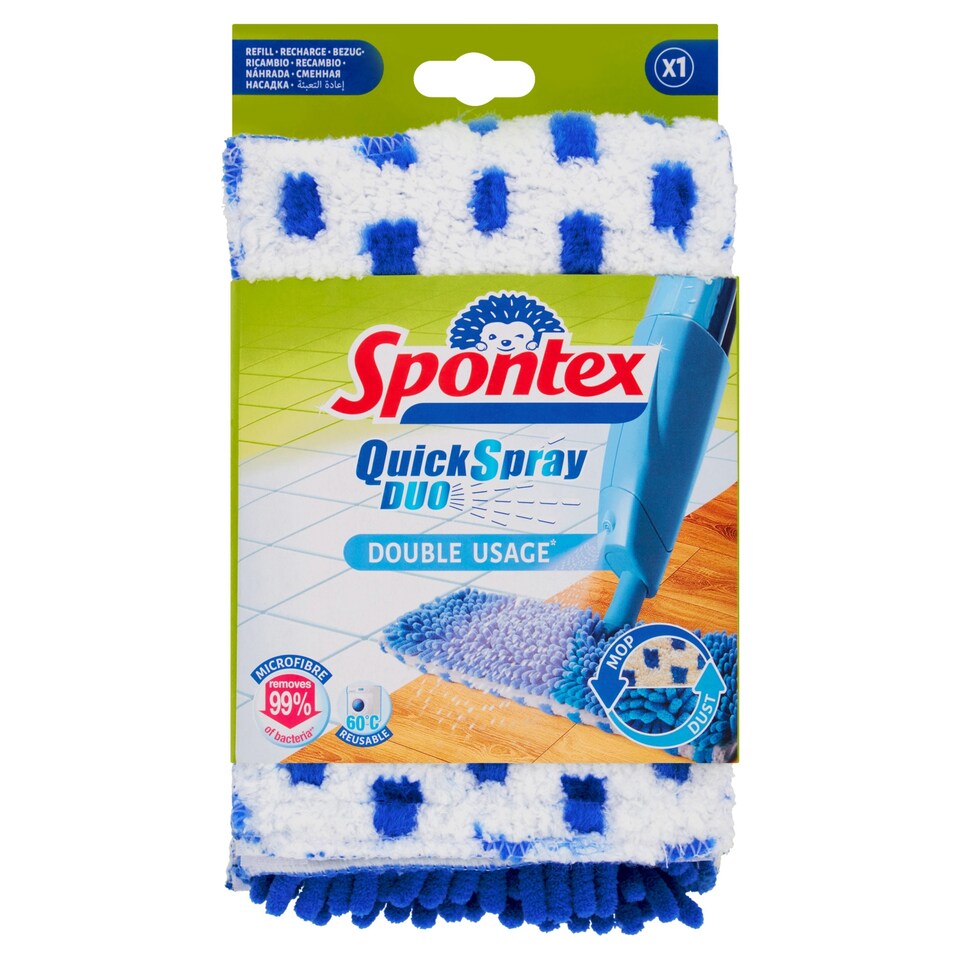 image 1 of Spontex 2 In 1 Quick Spray Mop Refill