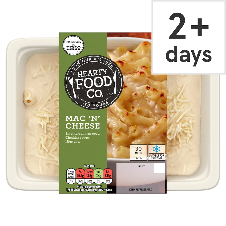 Hearty Food Company Mac 'N' Cheese 400G