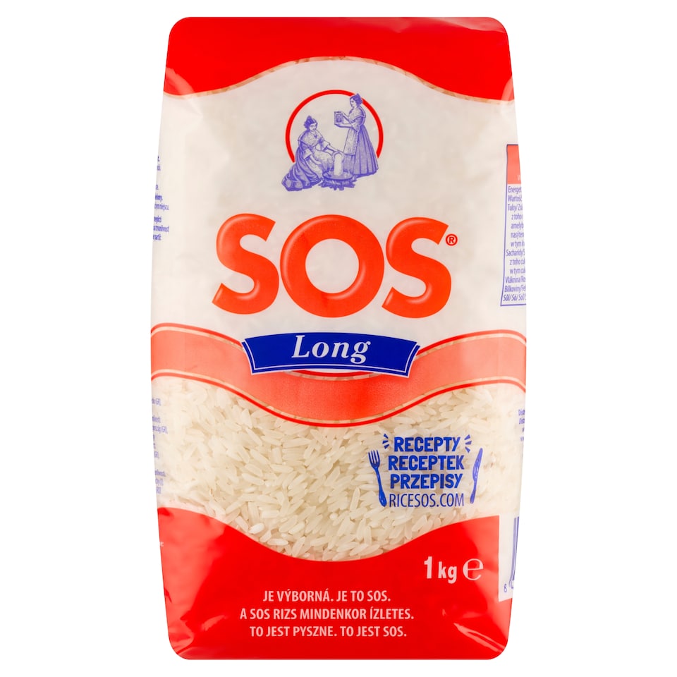 image 1 of SOS Long Whitened Long Grain Rice 1 kg