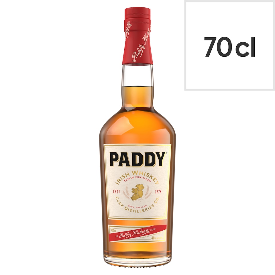Paddy Triple Distilled Irish Whiskey 70cl