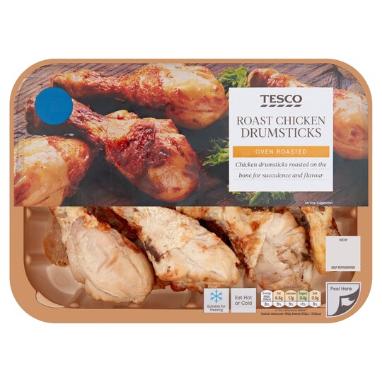 Tesco Roast Chicken Drumsticks 750G Tesco Groceries