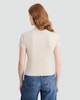 image 3 of F&F Polyamide Crew Neck Short Sleeved T-Shirt in Sand