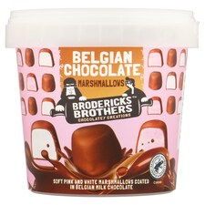 Brodericks Belgian Chocolate enrobed Marshmallows 156g